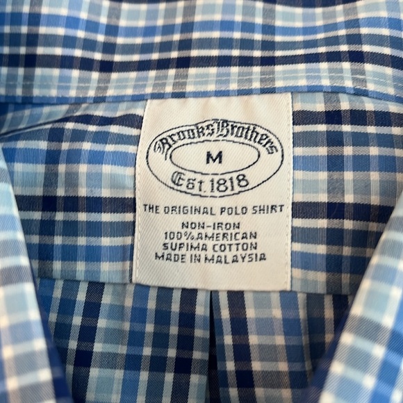 Brooks Brothers Men’s Dress Button-down Shirt - Men’s Size Medium - Picture 3 of 4